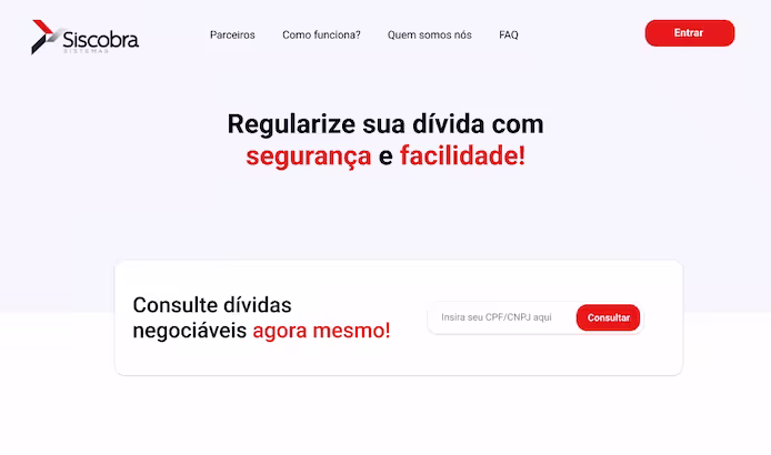 Regularize sua dívida